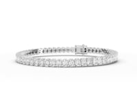 Oval Cut Moissanite Diamond Tennis Bracelet