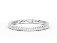 Marquise Cut Moissanite Diamond Tennis Bracelet