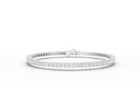 3 Carat Round Cut Moissanite Diamond Tennis Bracelet