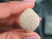 2.30 Carat Round Cut Moissanite Diamond Engagement Ring