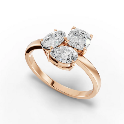 1.5 Carat Oval, Pear, Cushion Square Cut Moissanite Diamond Engagement Ring