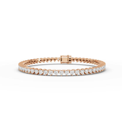 Heart Cut Moissanite Diamond Tennis Bracelet
