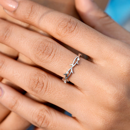 1 Carat Center Round Cut Moissanite Diamond Engagement Ring