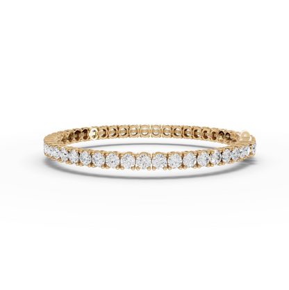 7.50 Carat Round Cut Moissanite Diamond Tennis Bracelet