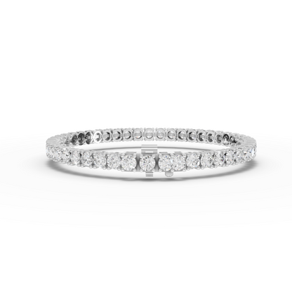 7.50 Carat Round Cut Moissanite Diamond Tennis Bracelet