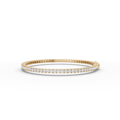 3 Carat Round Cut Moissanite Diamond Tennis Bracelet