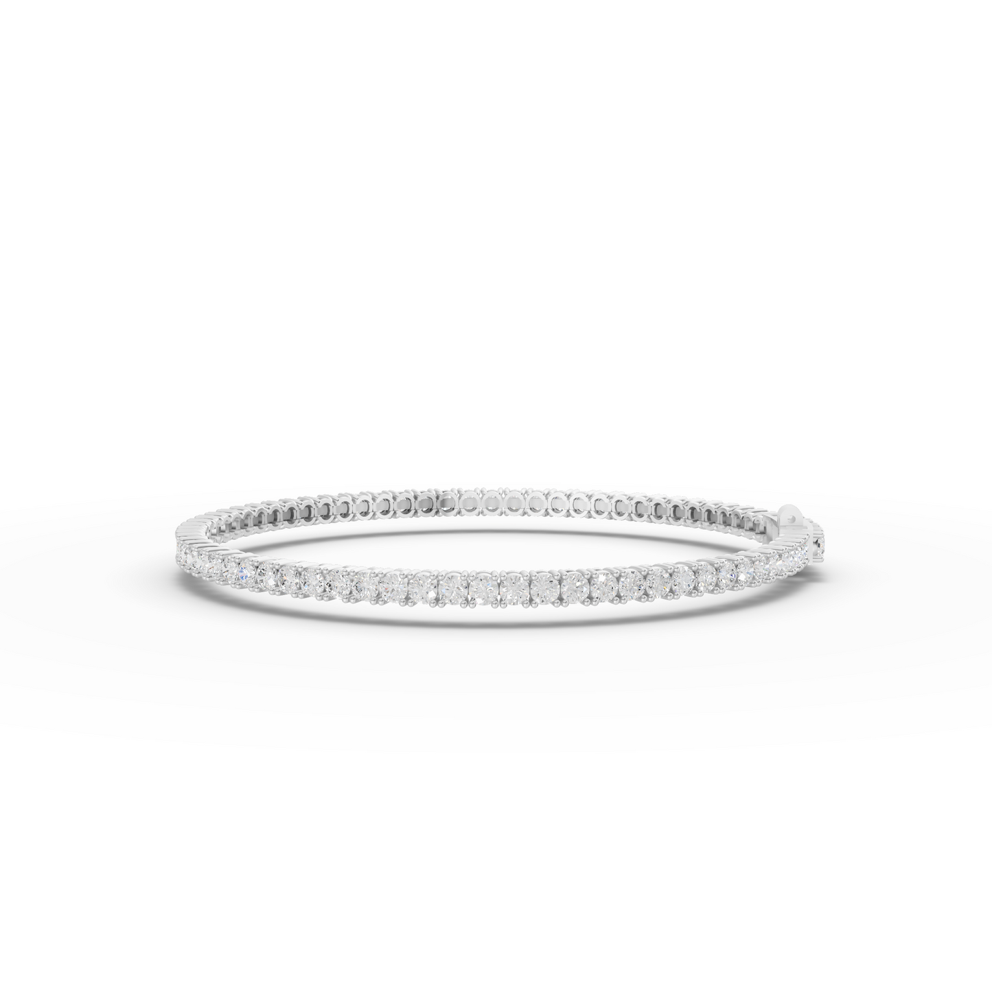3 Carat Round Cut Moissanite Diamond Tennis Bracelet