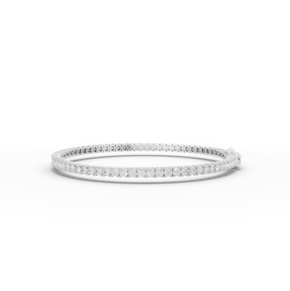 3 Carat Round Cut Moissanite Diamond Tennis Bracelet