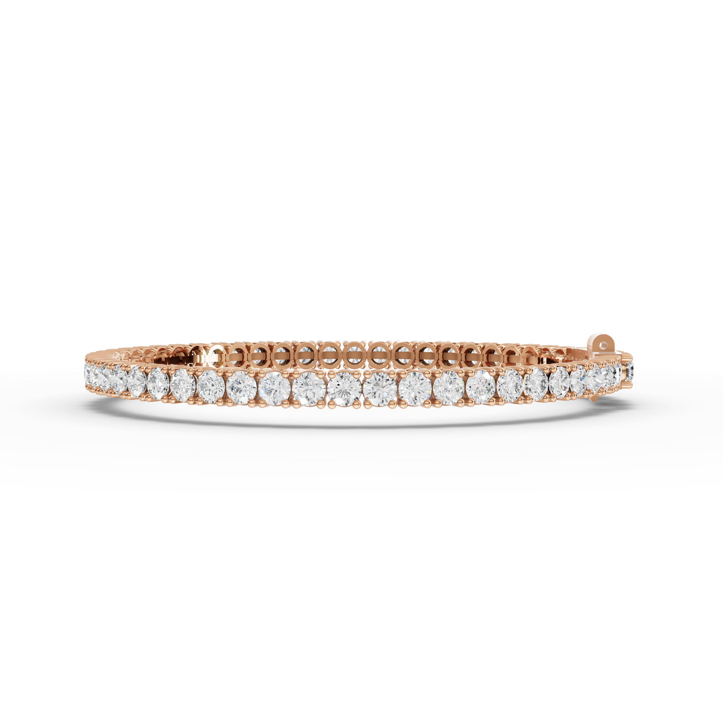 5.50 Carat Round Cut Moissanite Diamond Tennis Bracelet