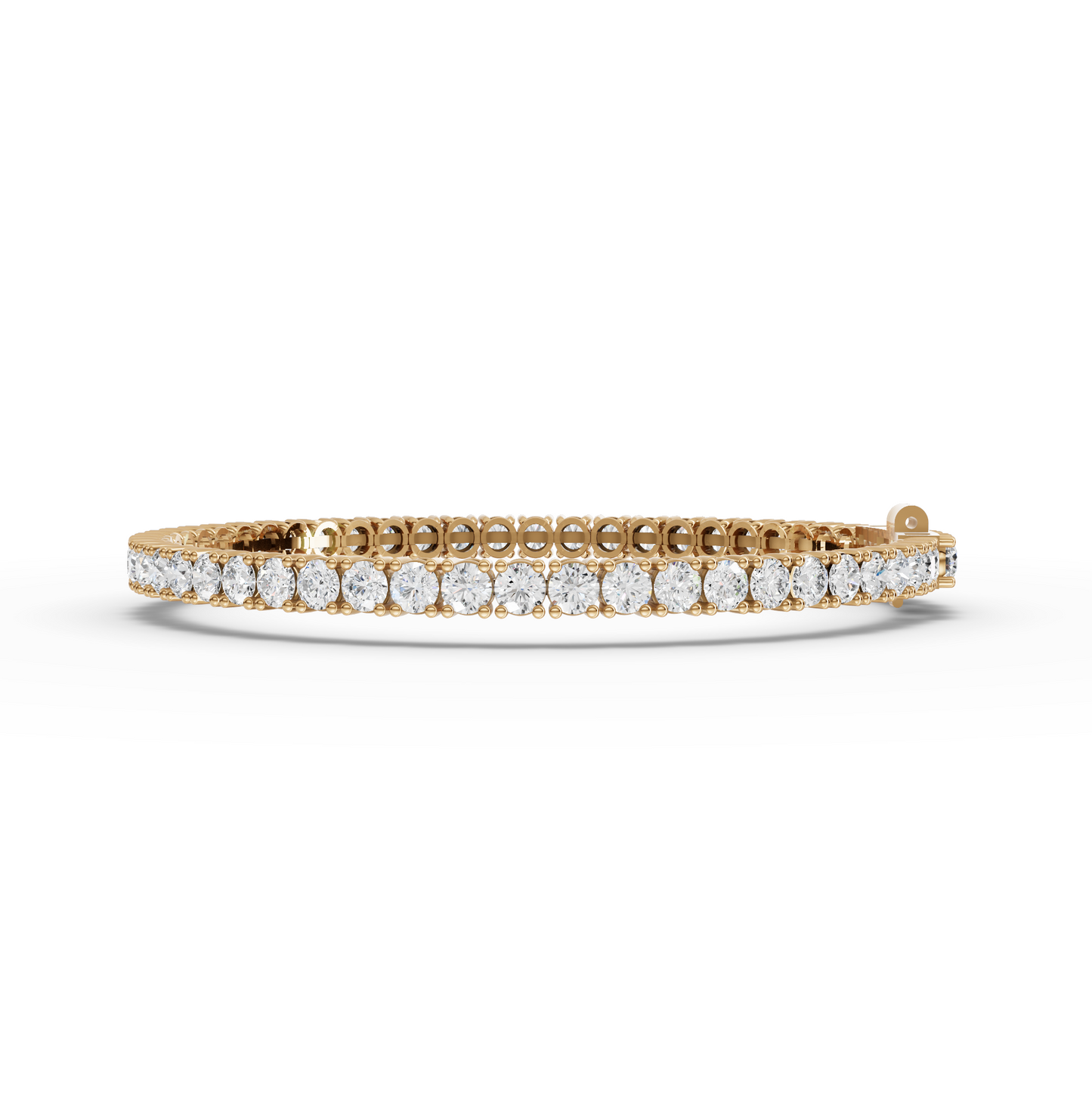 5.50 Carat Round Cut Moissanite Diamond Tennis Bracelet