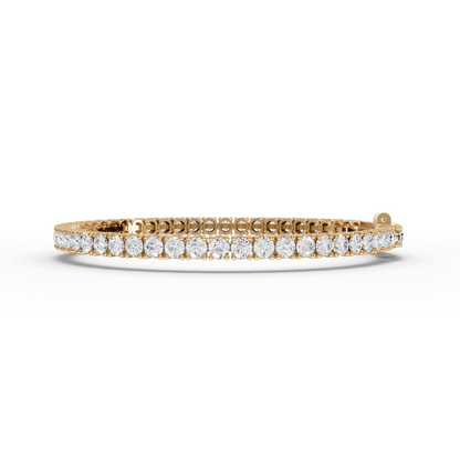 5.50 Carat Round Cut Moissanite Diamond Tennis Bracelet