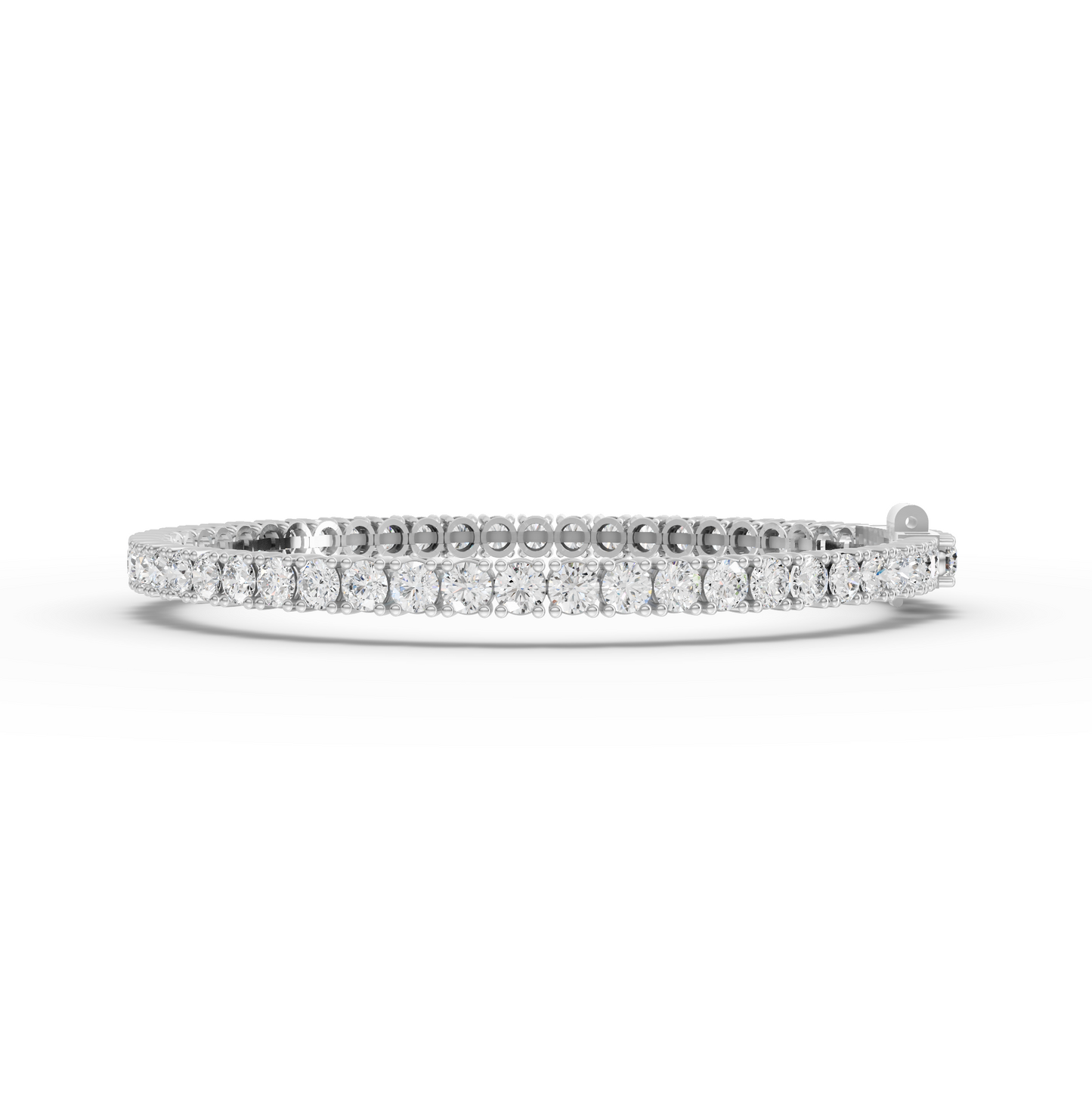 5.50 Carat Round Cut Moissanite Diamond Tennis Bracelet