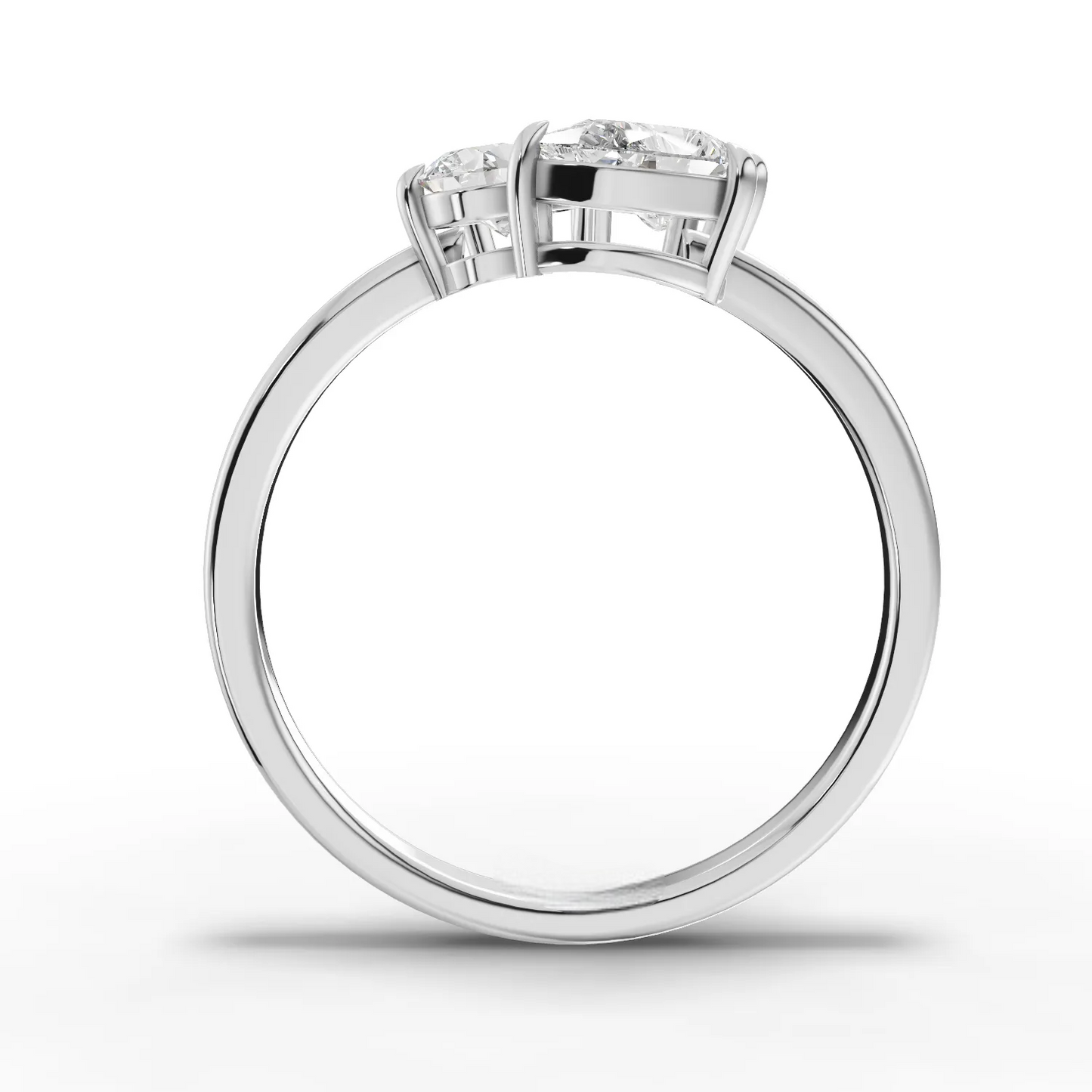 1.5 Carat Oval, Pear, Cushion Square Cut Moissanite Diamond Engagement Ring