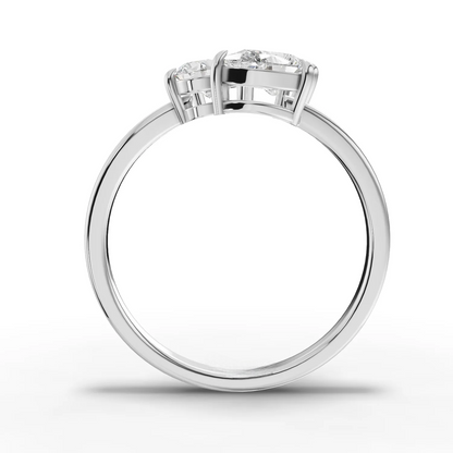 1.5 Carat Oval, Pear, Cushion Square Cut Moissanite Diamond Engagement Ring